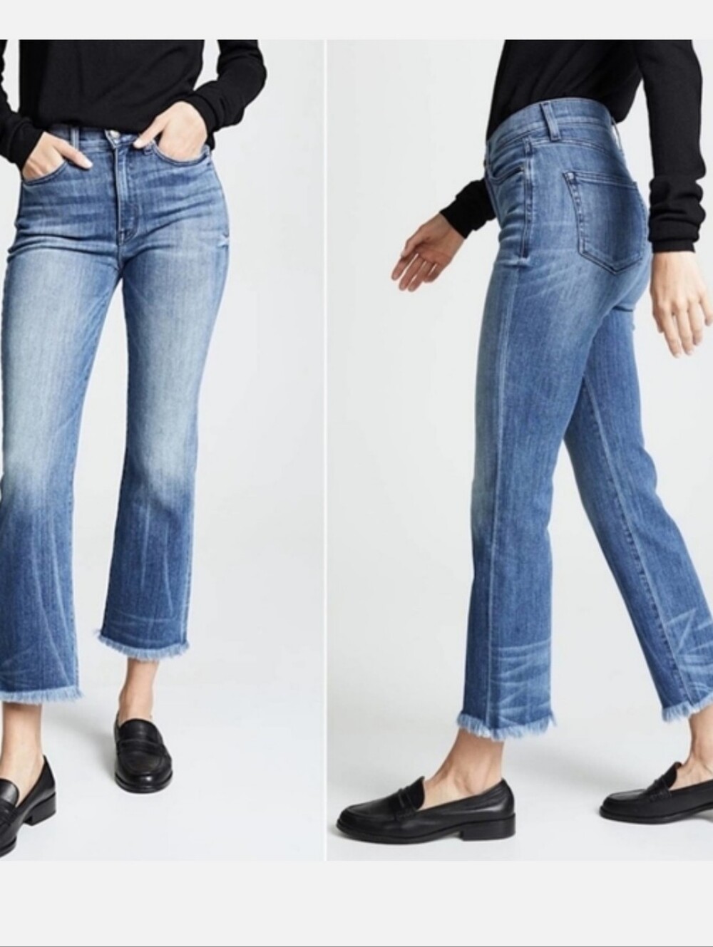 AYR Washed Blue High-Rise Denim - Picture 7 of 7